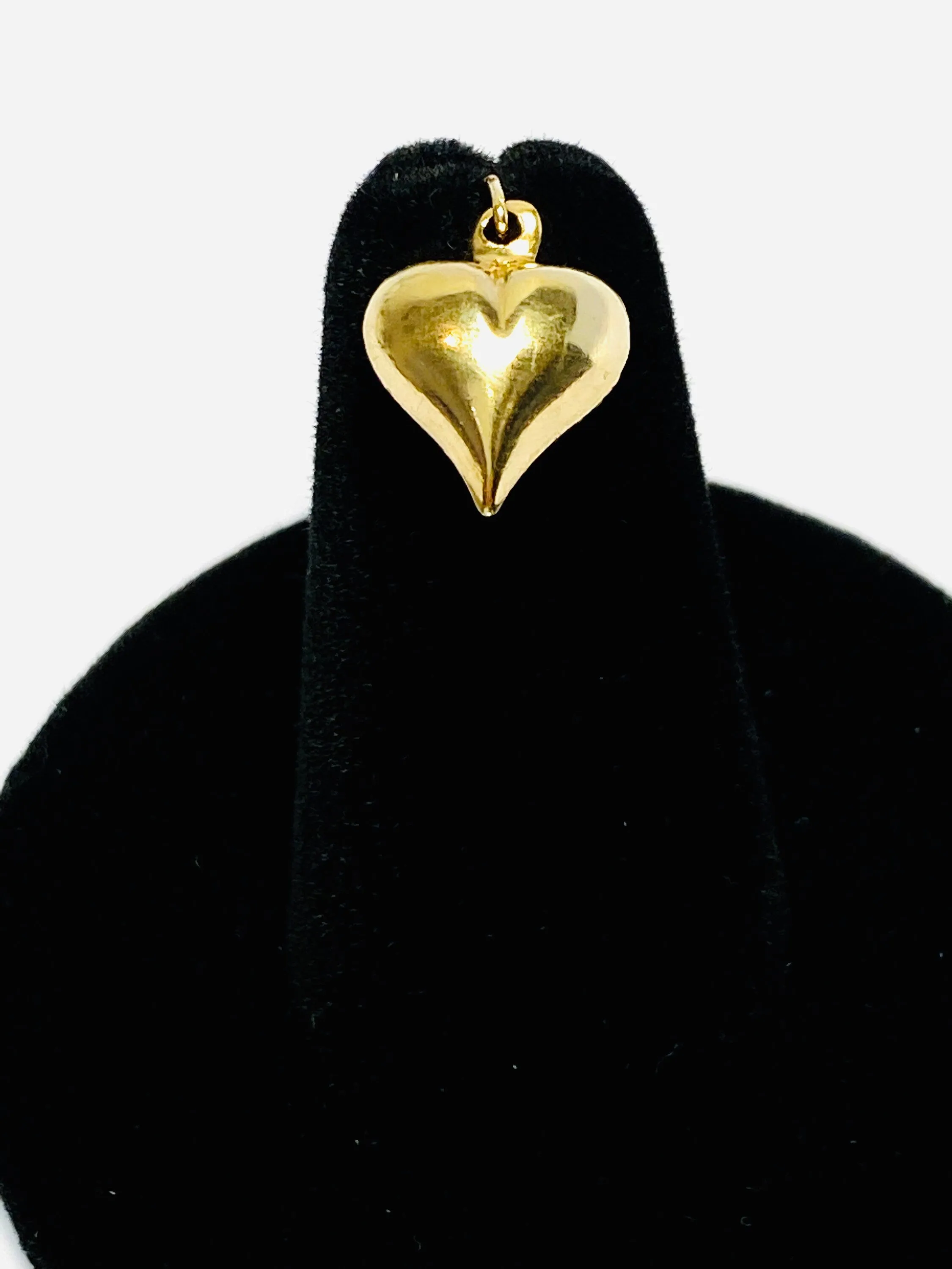 Flawless 3mm X 12mm 14K Gold Filled & Sterling Silver  Round Heart Shaped Finding/Charm Sku #2025-C