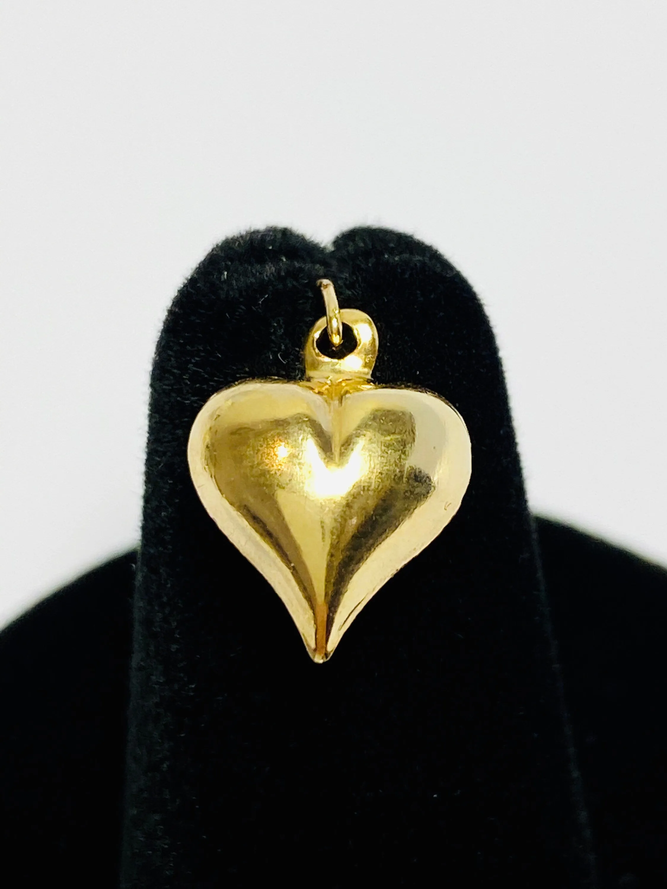 Flawless 3mm X 12mm 14K Gold Filled & Sterling Silver  Round Heart Shaped Finding/Charm Sku #2025-C