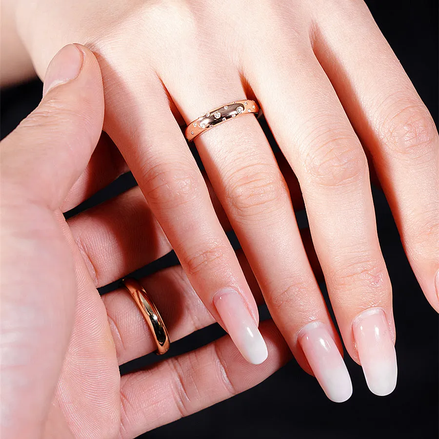 Flush Setting Diamond Wedding Ring