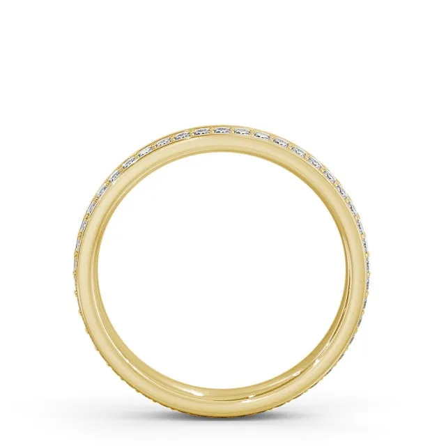 Full Eternity Ring, Offset Round Cut Stones