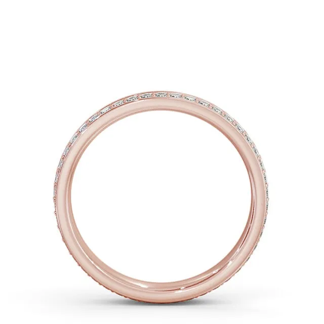 Full Eternity Ring, Offset Round Cut Stones