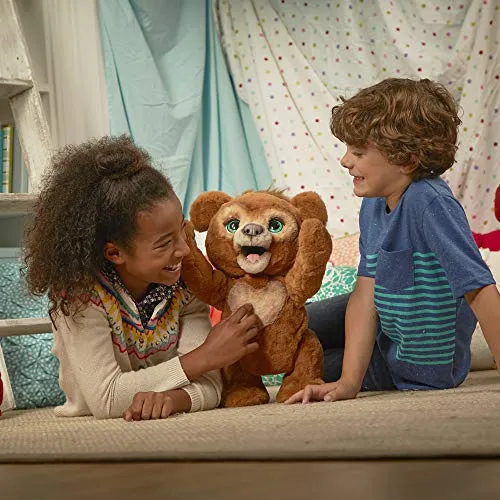 FurReal Cubby, The Curious Bear Interactive Plush Toy, Ages 4 and Up