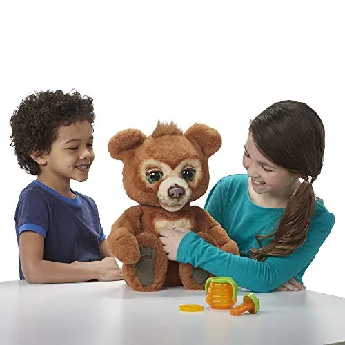 FurReal Cubby, The Curious Bear Interactive Plush Toy, Ages 4 and Up