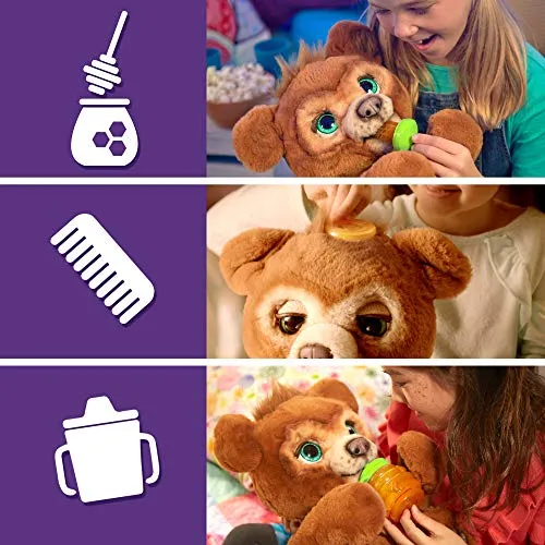 FurReal Cubby, The Curious Bear Interactive Plush Toy, Ages 4 and Up