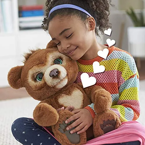 FurReal Cubby, The Curious Bear Interactive Plush Toy, Ages 4 and Up