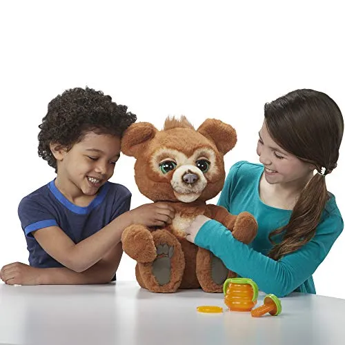 FurReal Cubby, The Curious Bear Interactive Plush Toy, Ages 4 and Up