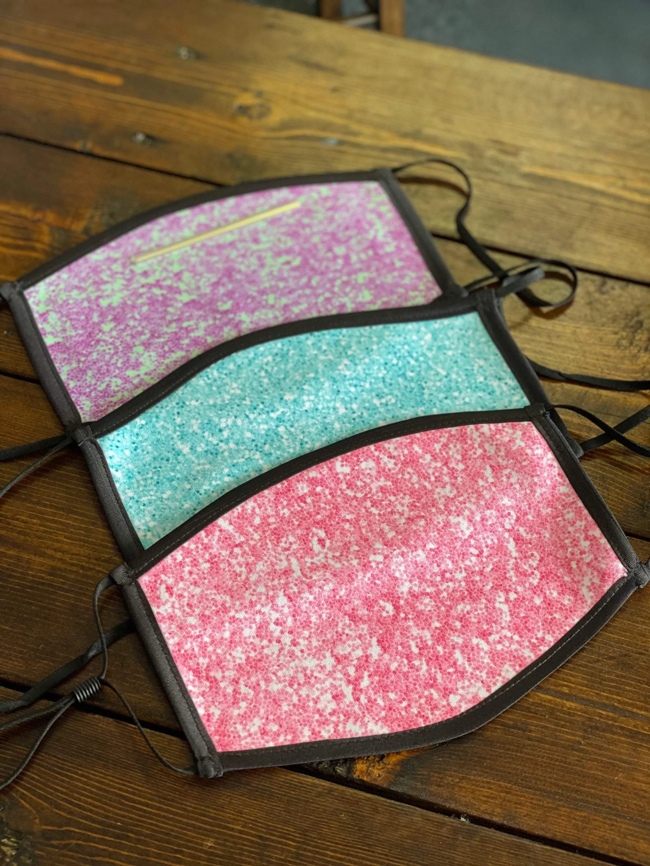 Glitter Print Face Mask NOT Actual Glitter / Washable / Dust Mask/ Face Mask for Adults/ Face Mask for Youth