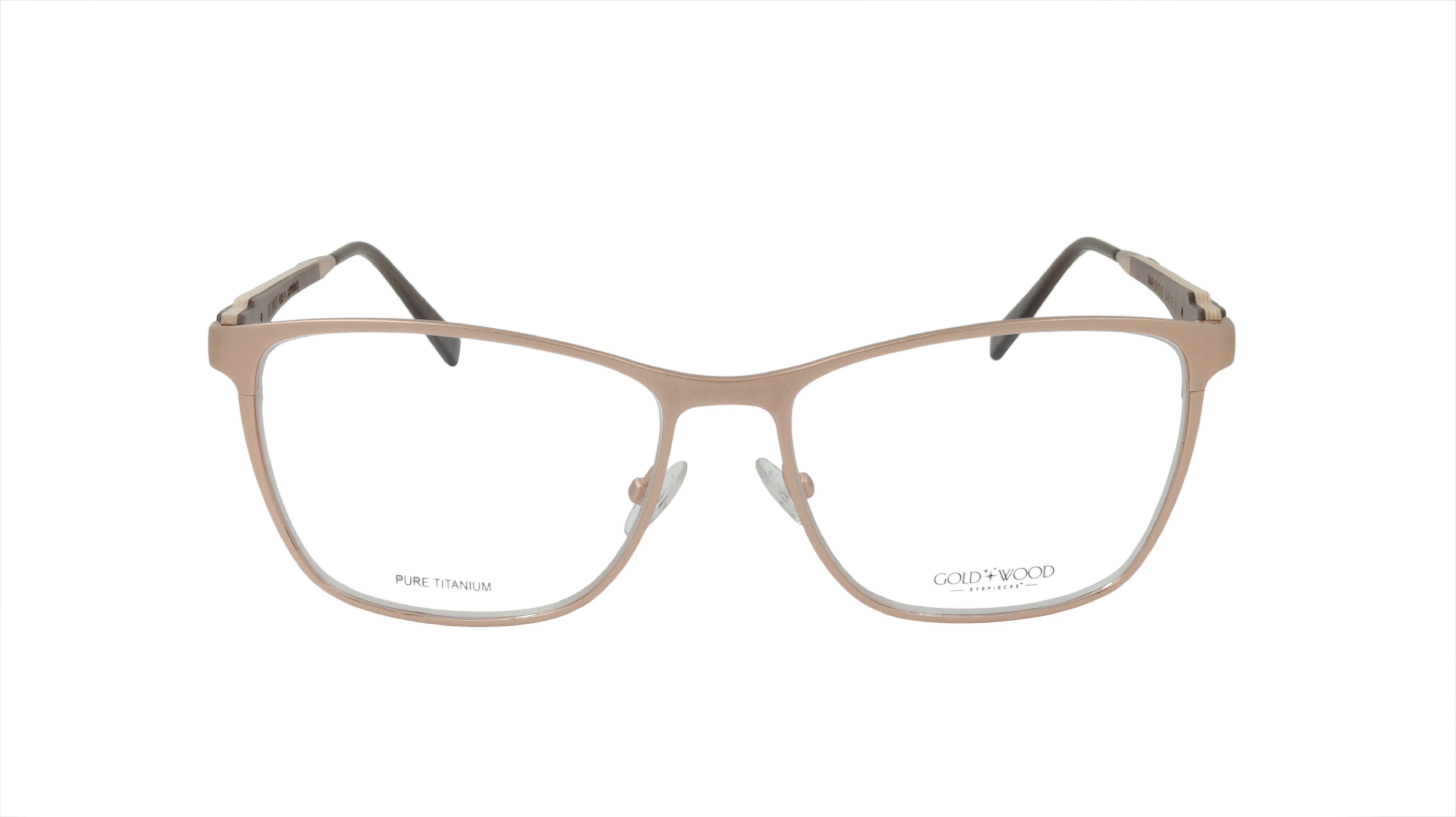 GOLD & WOOD Eyewear Titanium and Satin Rose Gold