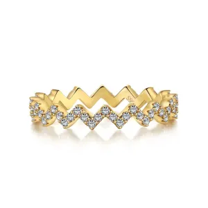 Gold Crown Diamond Ring