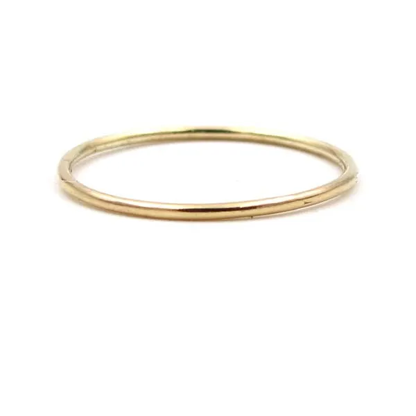 Gold Stacking Round Wire Ring