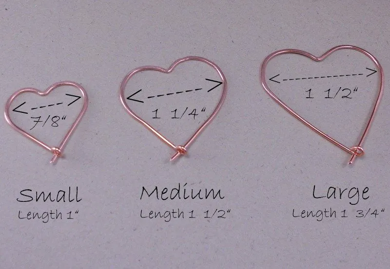Golden Heart Earrings