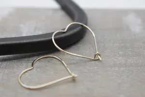 Golden Heart Earrings