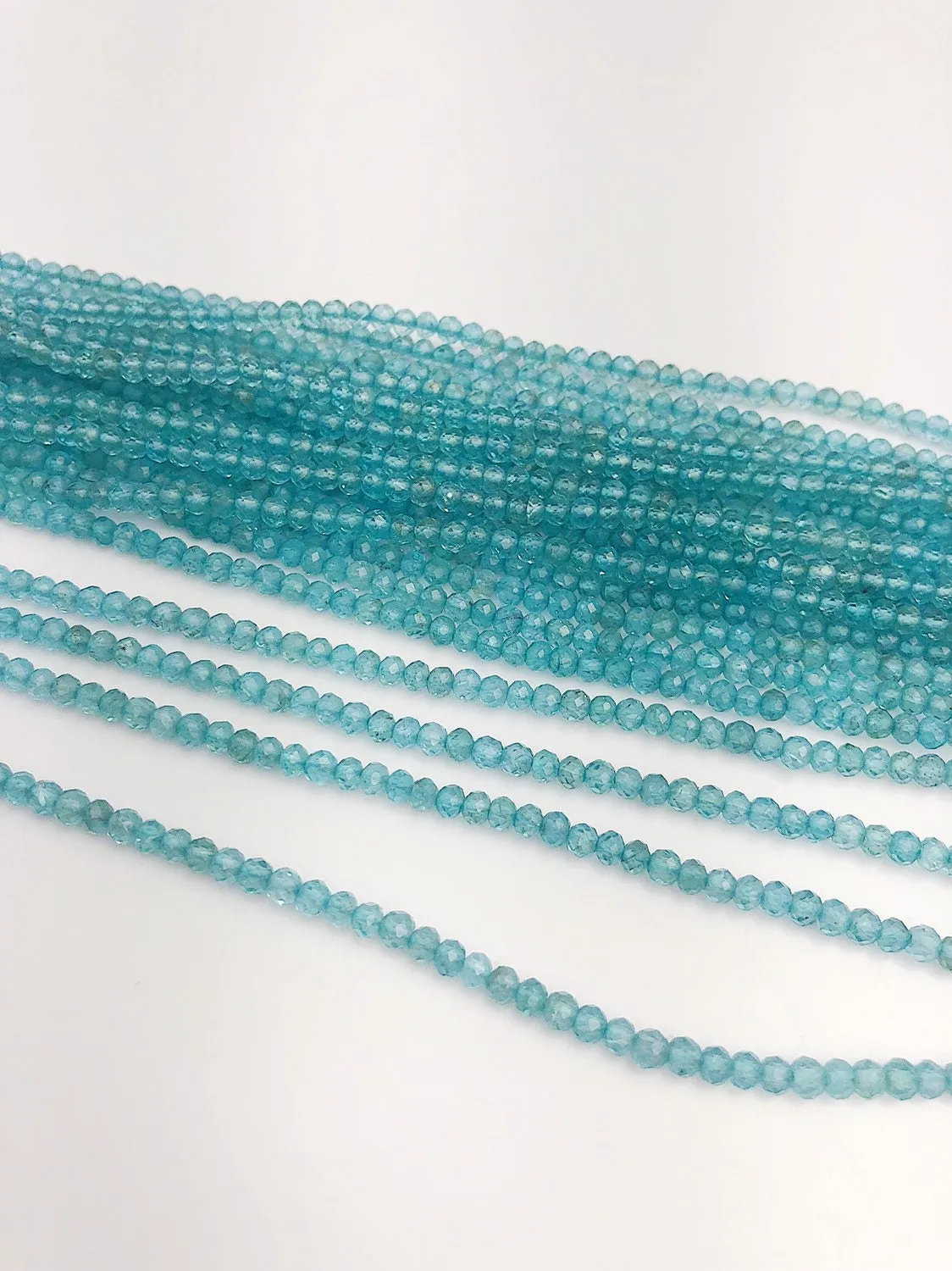 HALF OFF SALE - Blue Appetite Gemstone Beads, Full Strand, Semi Precious Gemstone, 13"