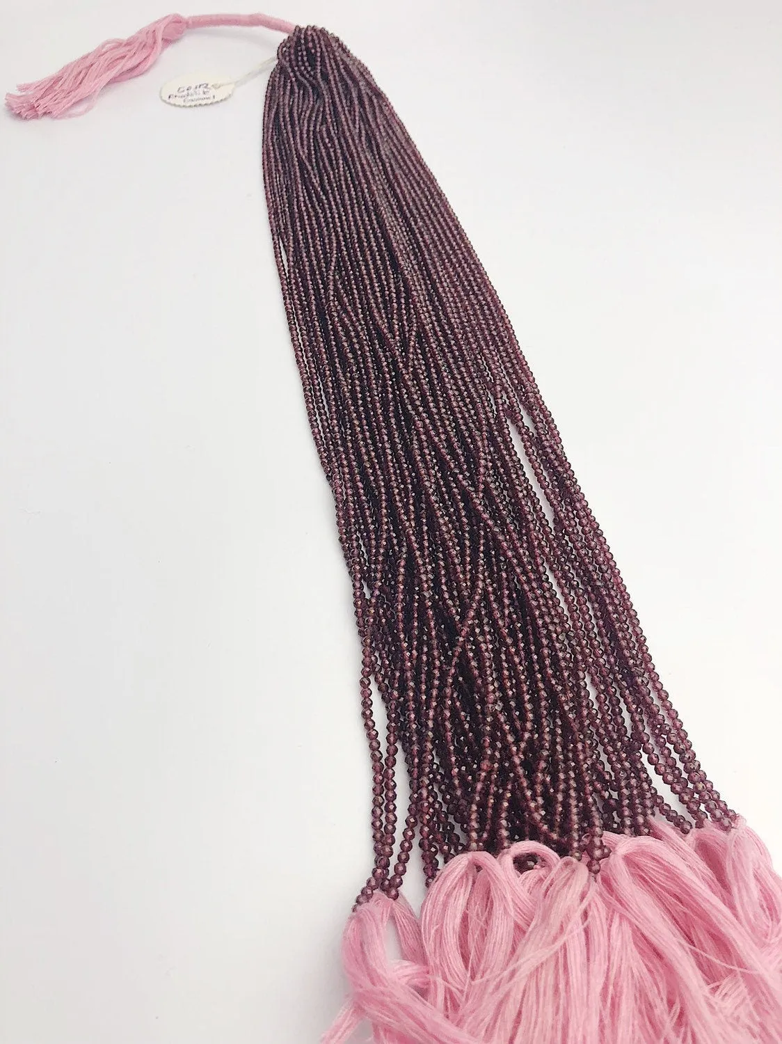 HALF OFF SALE - Rhodolite Garnet Gemstone Beads, Full Strand, Semi Precious Gemstone, 13"