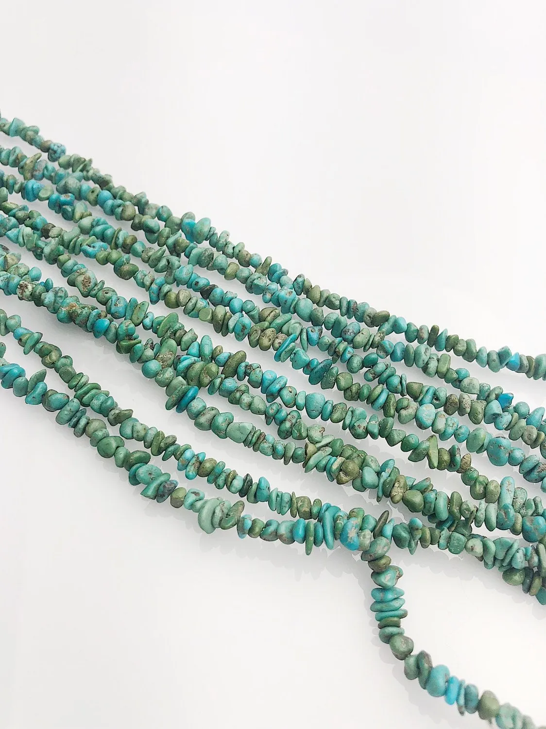 HALF OFF SALE - Turquoise Gemstone Beads, Full Strand, Semi Precious Gemstone, 16"