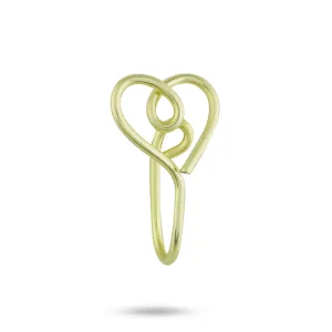 Heart Squiggle Nose Cuff