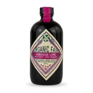 Hibiscus Soda Syrup with Lime and Hops