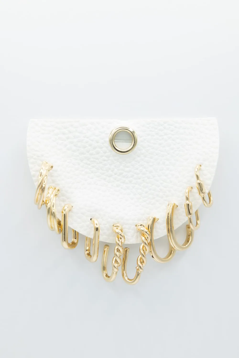 Hoop Earrings Set for Women in Gold | JED079-GD