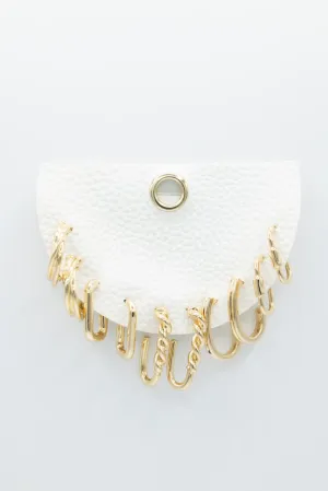 Hoop Earrings Set for Women in Gold | JED079-GD