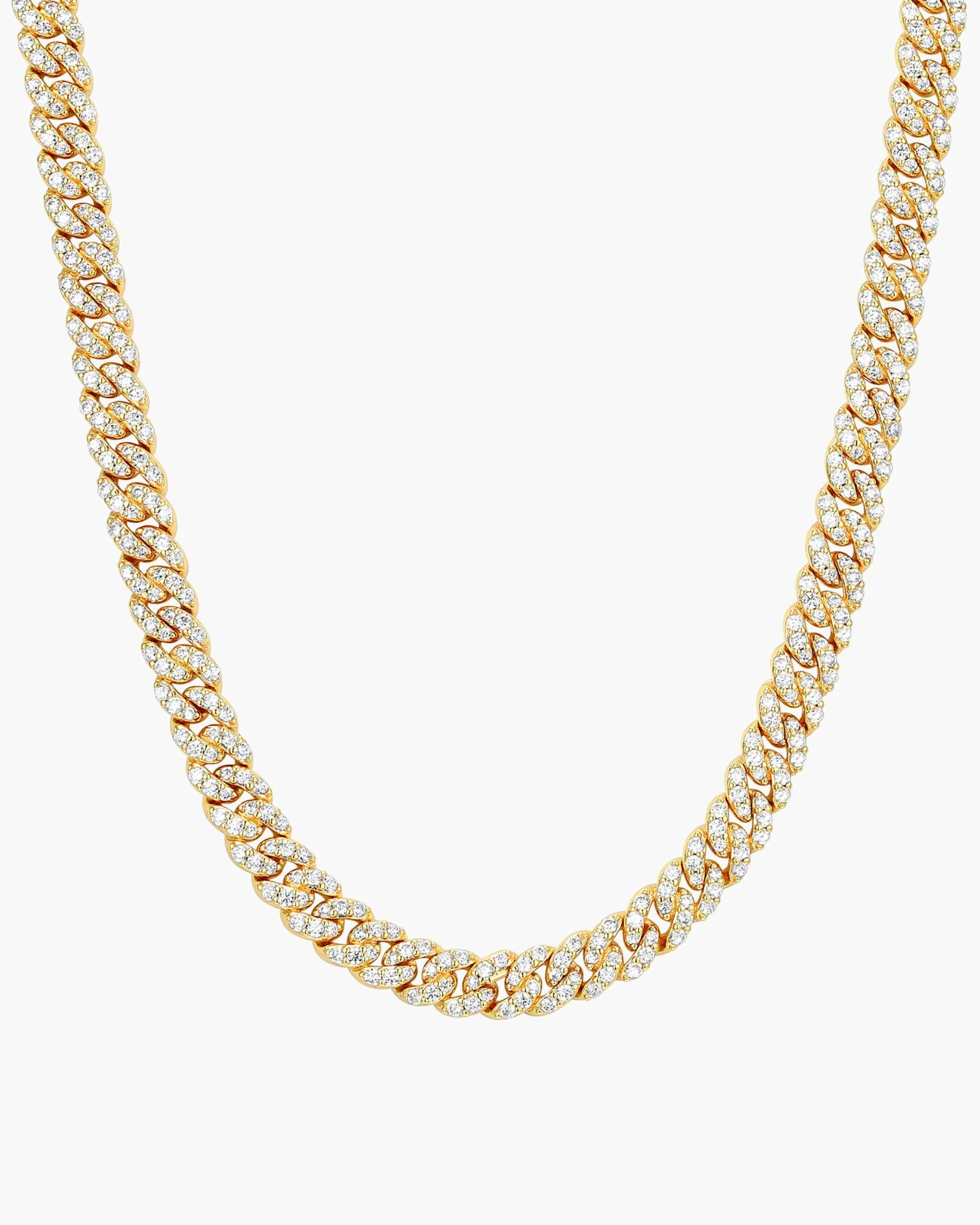 Iced Out Cuban Link Chain - 5mm