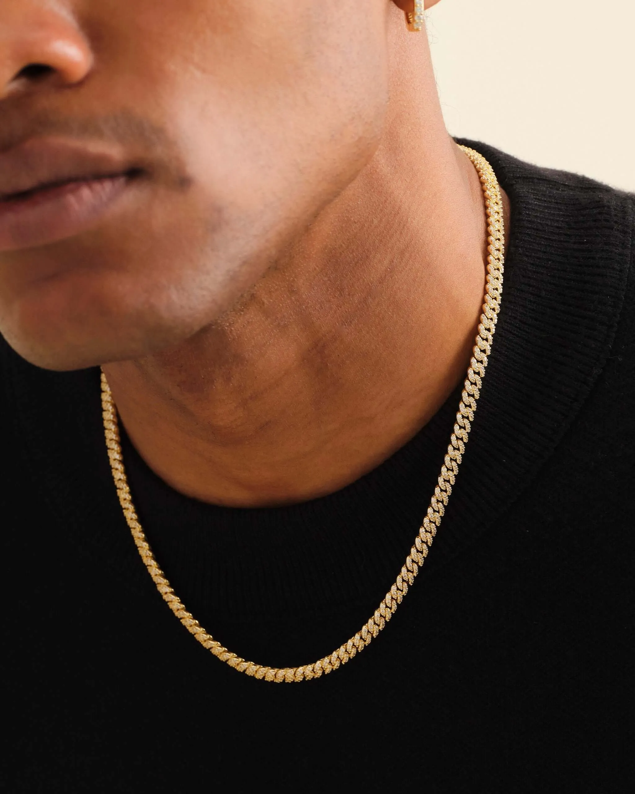 Iced Out Cuban Link Chain - 5mm