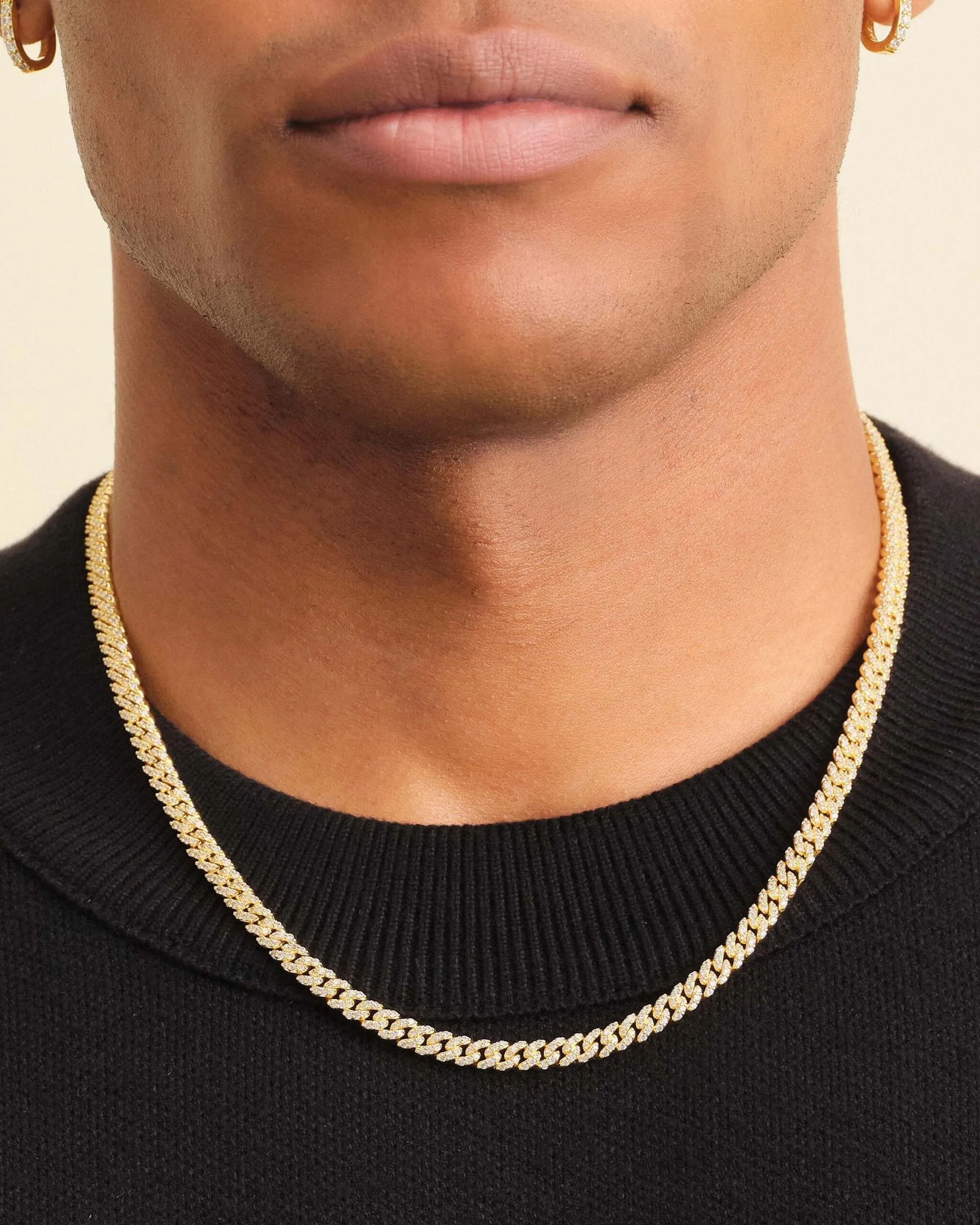 Iced Out Cuban Link Chain - 5mm