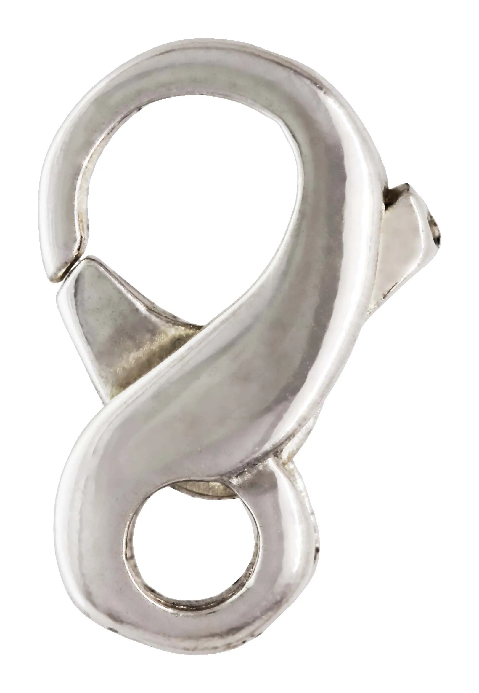 Infinity Clasp (6.0x9.0mm), Sterling Silver. . #5002082