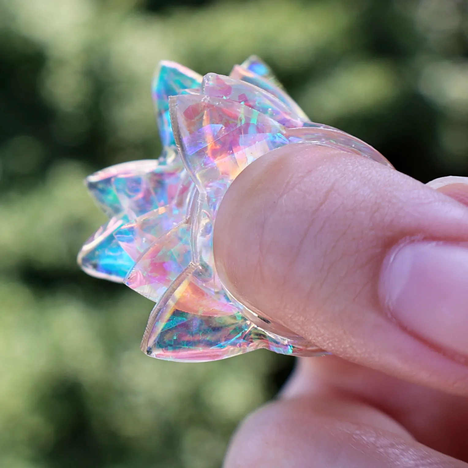 IRIDESCENT ANIMAL EAR RINGS