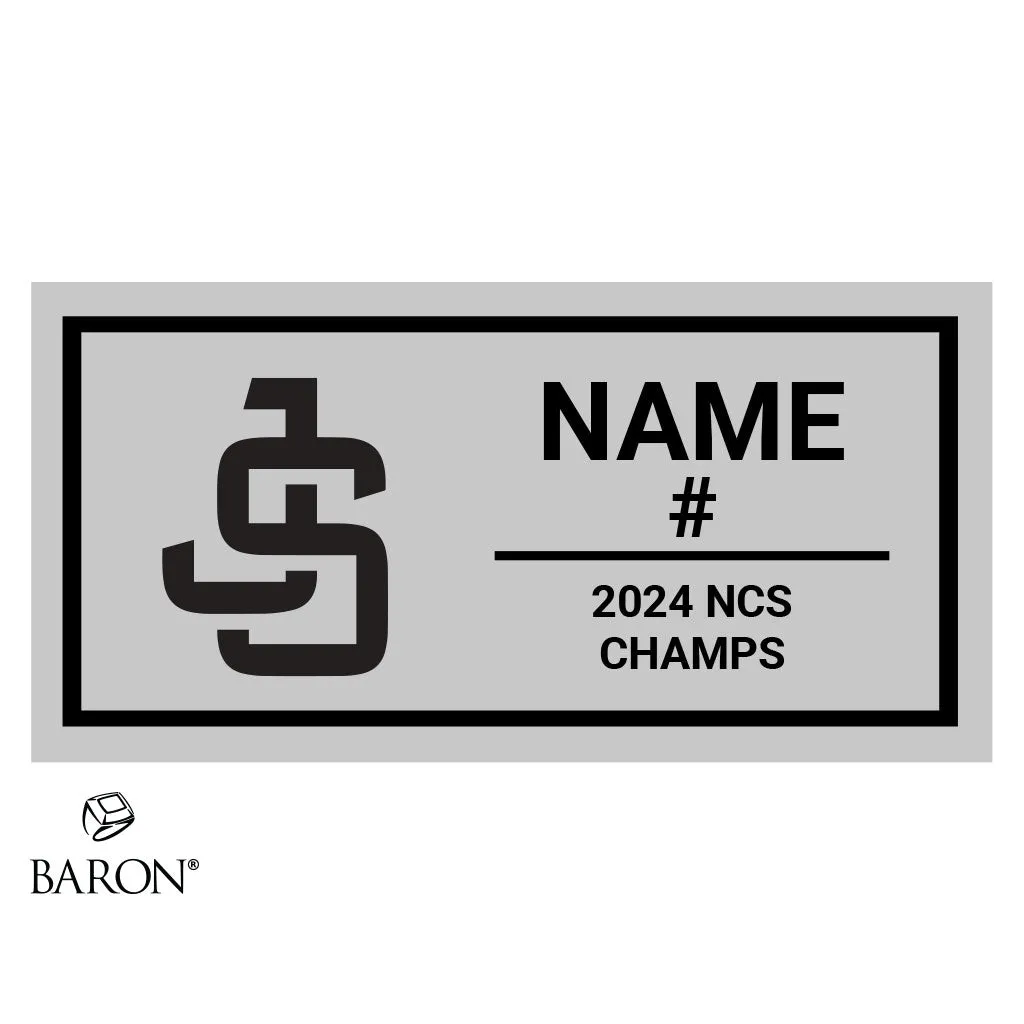 Justin-Siena High School Baseball 2024 Championship Black Standard Window Ring Box