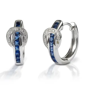 Kelly Herd Contemporary Buckle Hoop Earring