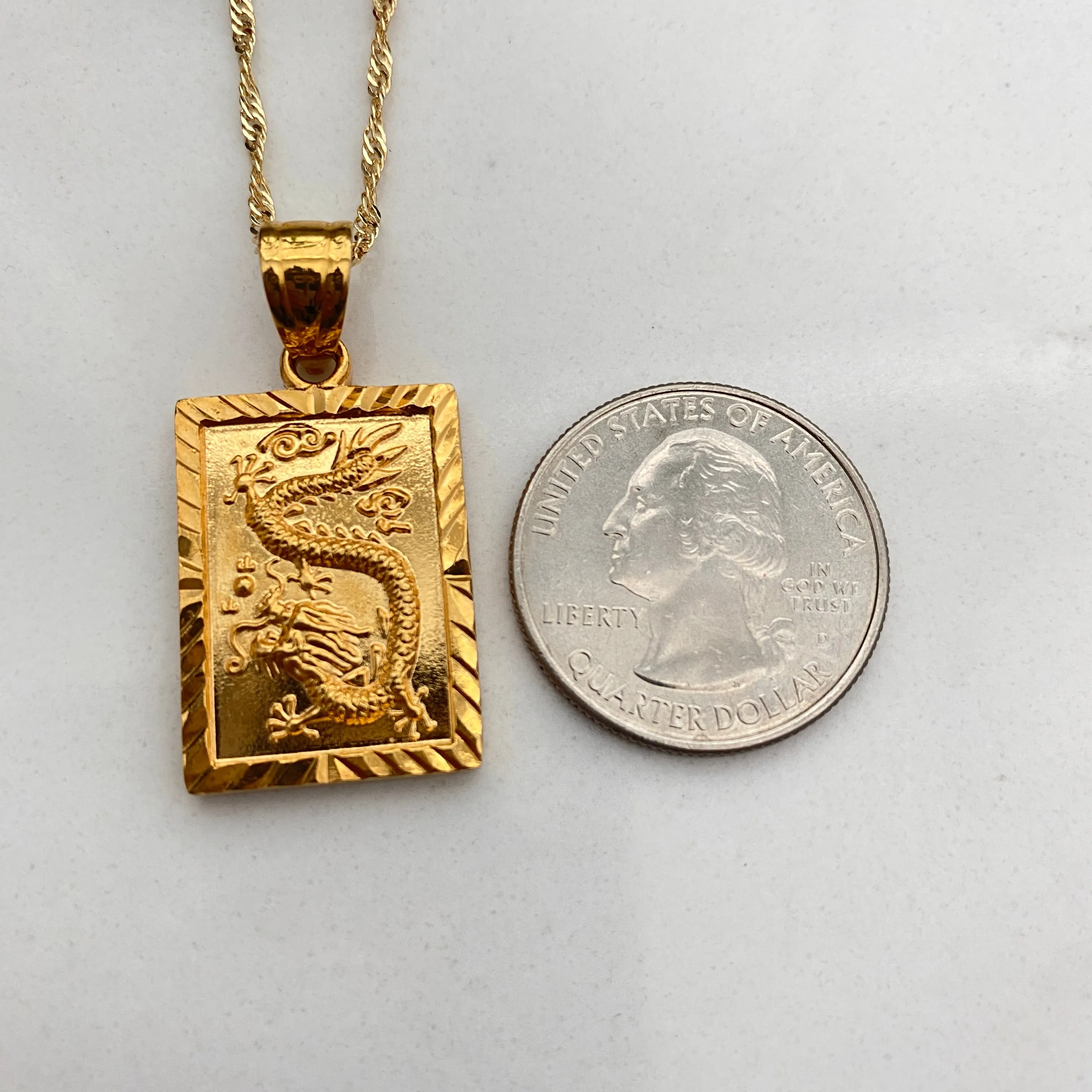 Kia Dragon Tablet Necklace