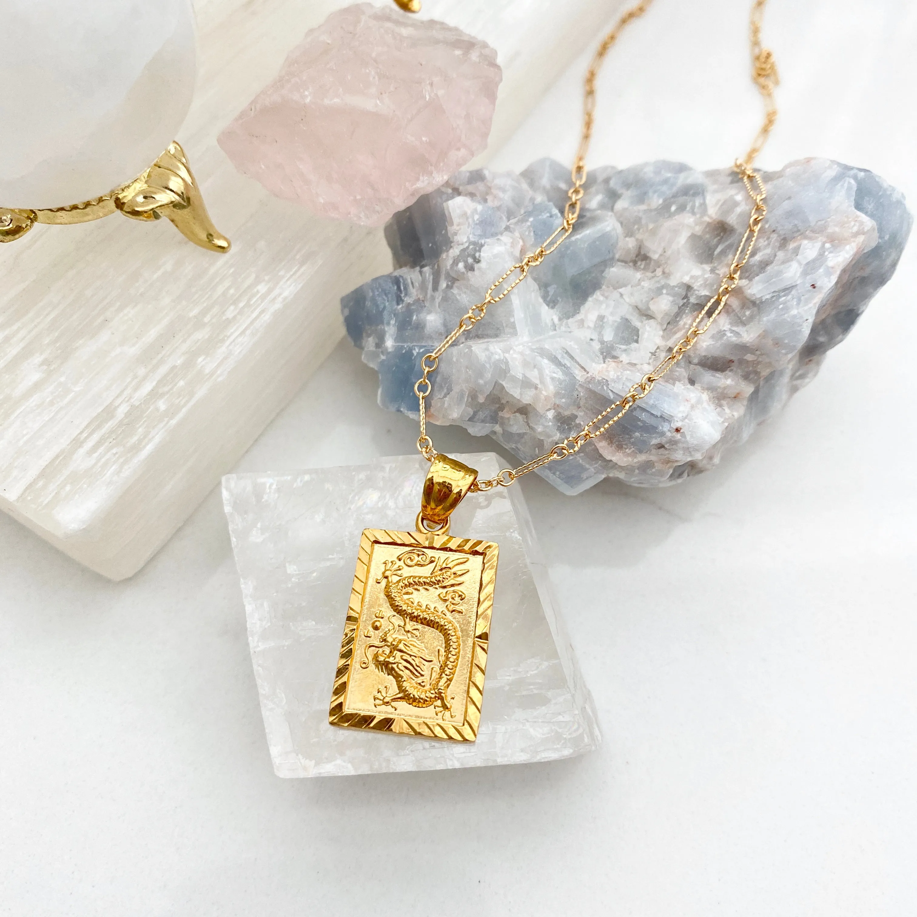 Kia Dragon Tablet Necklace