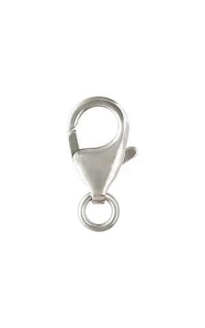 Large Trigger Clasp w/Ring (7.0x12.0mm), Sterling Silver #5001870R