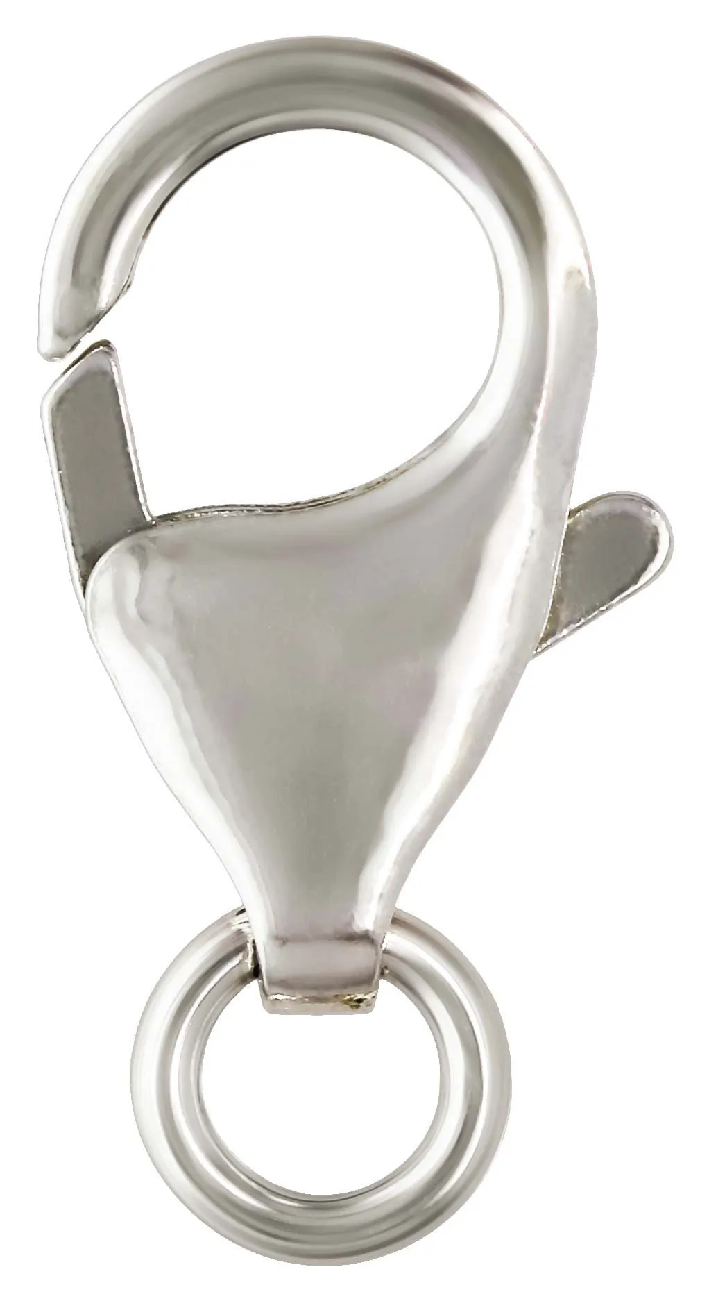 Large Trigger Clasp w/Ring (7.0x12.0mm), Sterling Silver #5001870R