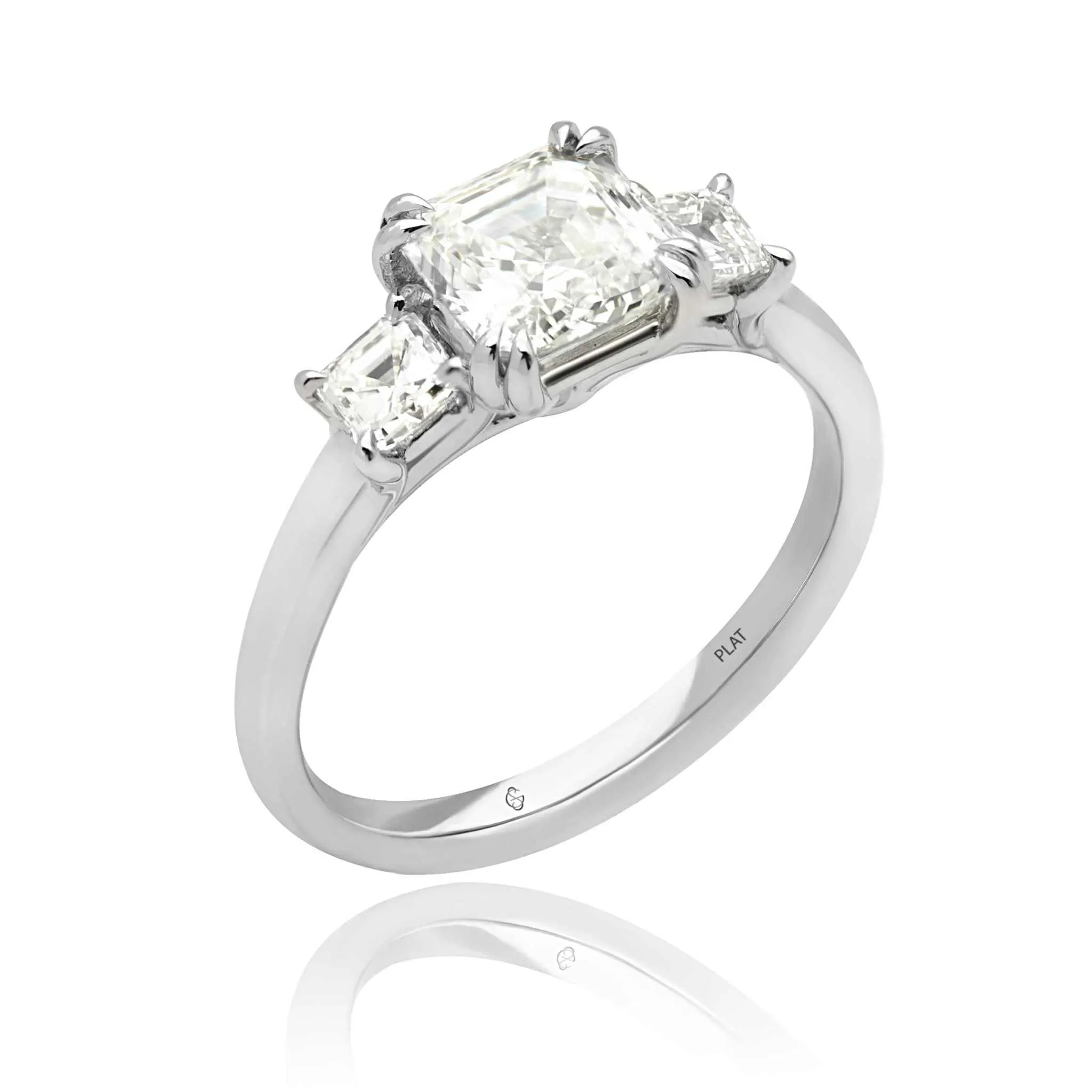Leeba Three Stone Engagement ring