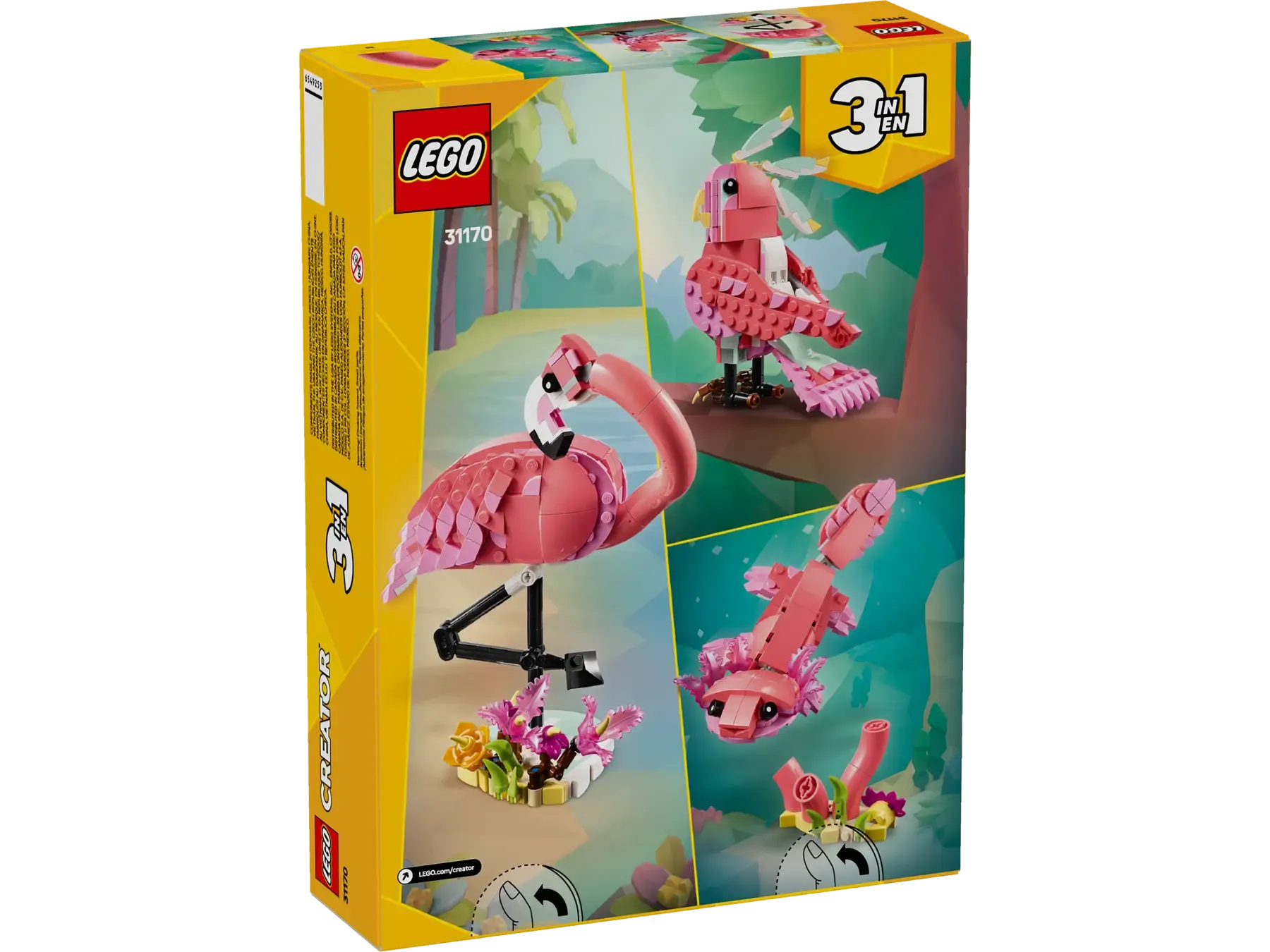 Lego Wild Animals: Pink Flamingo (31170)