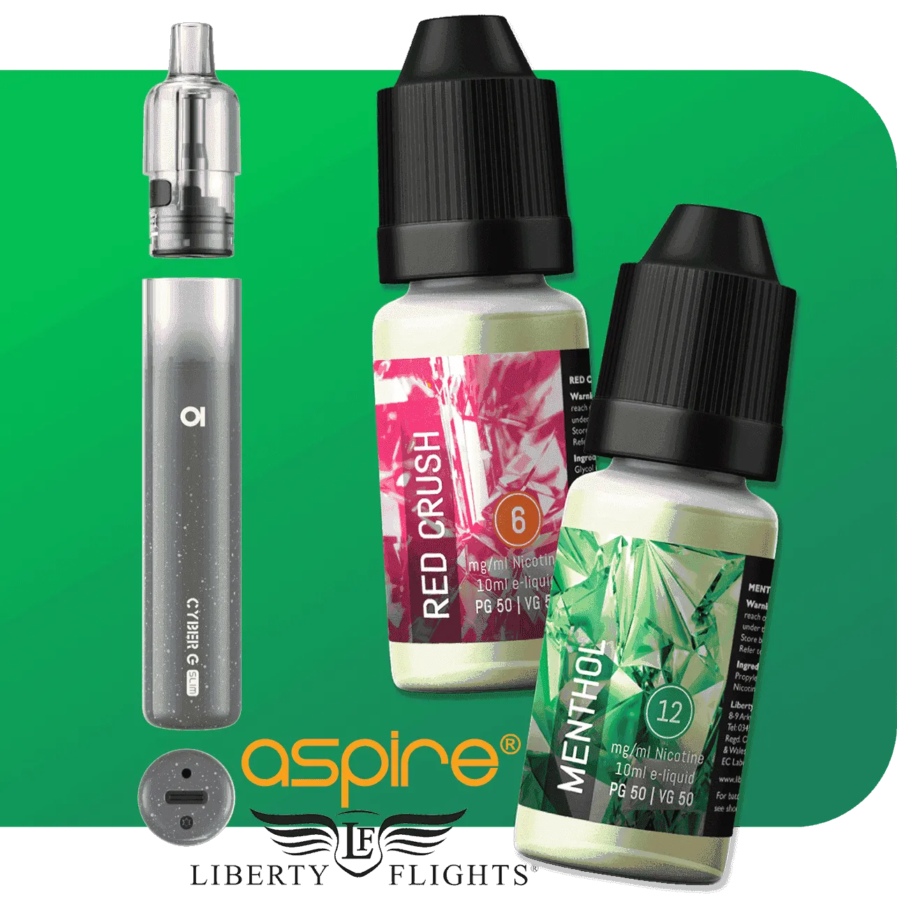 LIBERTY FLIGHTS XO - FRUIT & SWEET FLAVOURS - 10 X 10ML OFFER