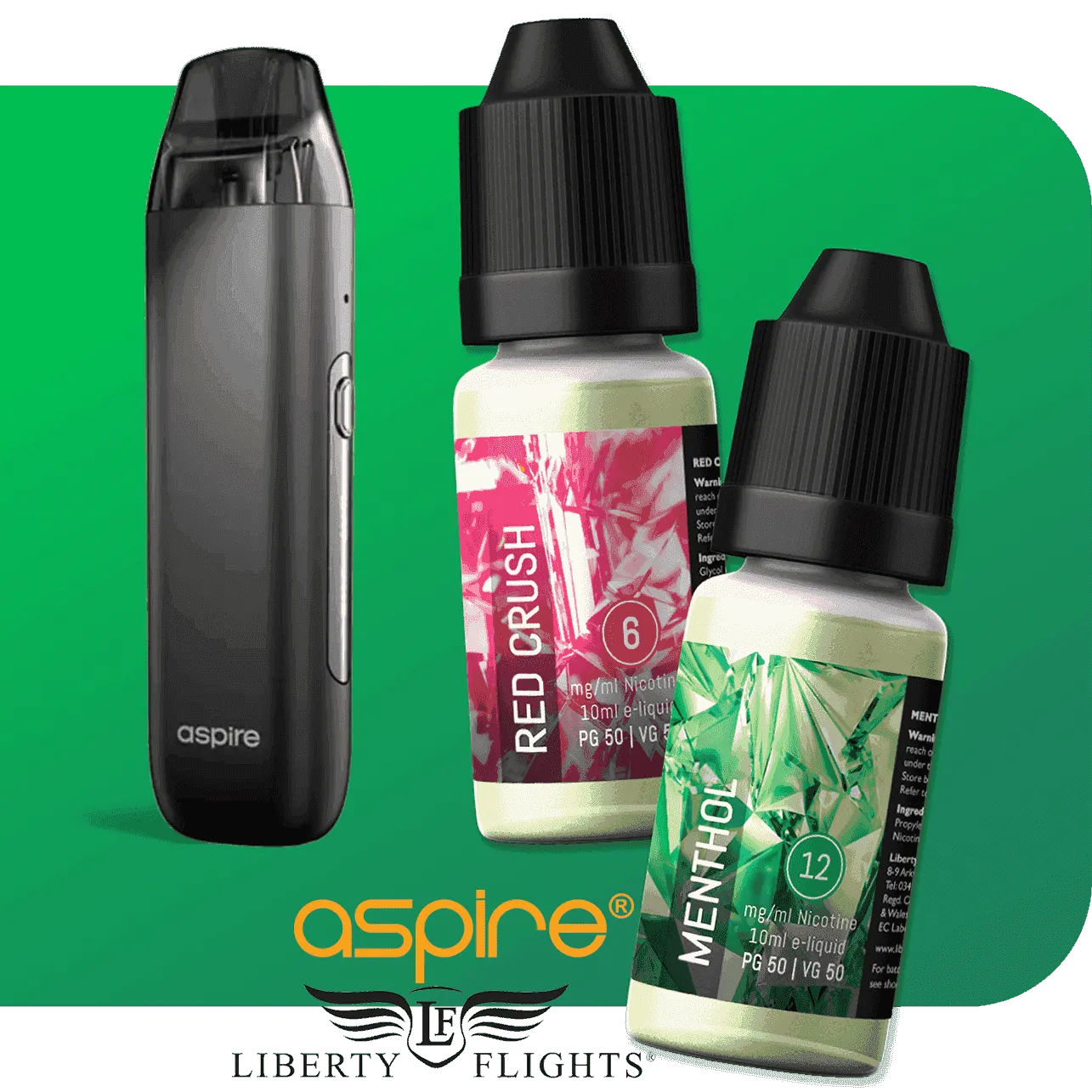 LIBERTY FLIGHTS XO - FRUIT & SWEET FLAVOURS - 10 X 10ML OFFER