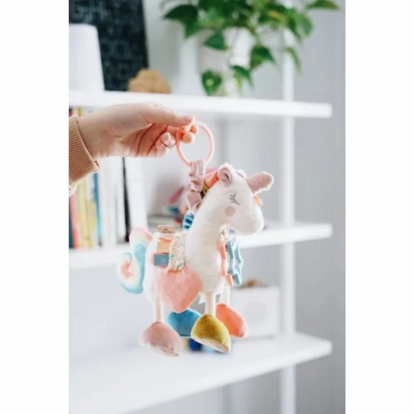 Link & Love™ Unicorn Activity Plush with Teether Toy