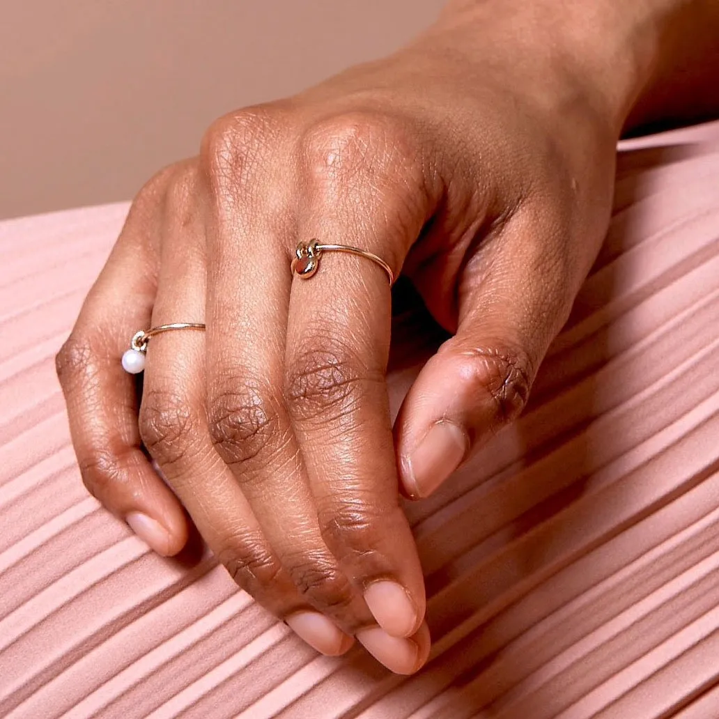 Lucky Rabbit White Gold Ring