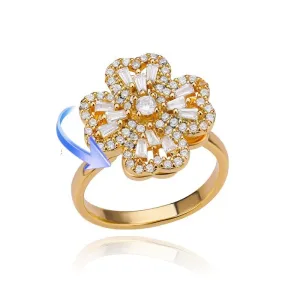 Luxury Four Clover Ring for Women Wedding Jewelry