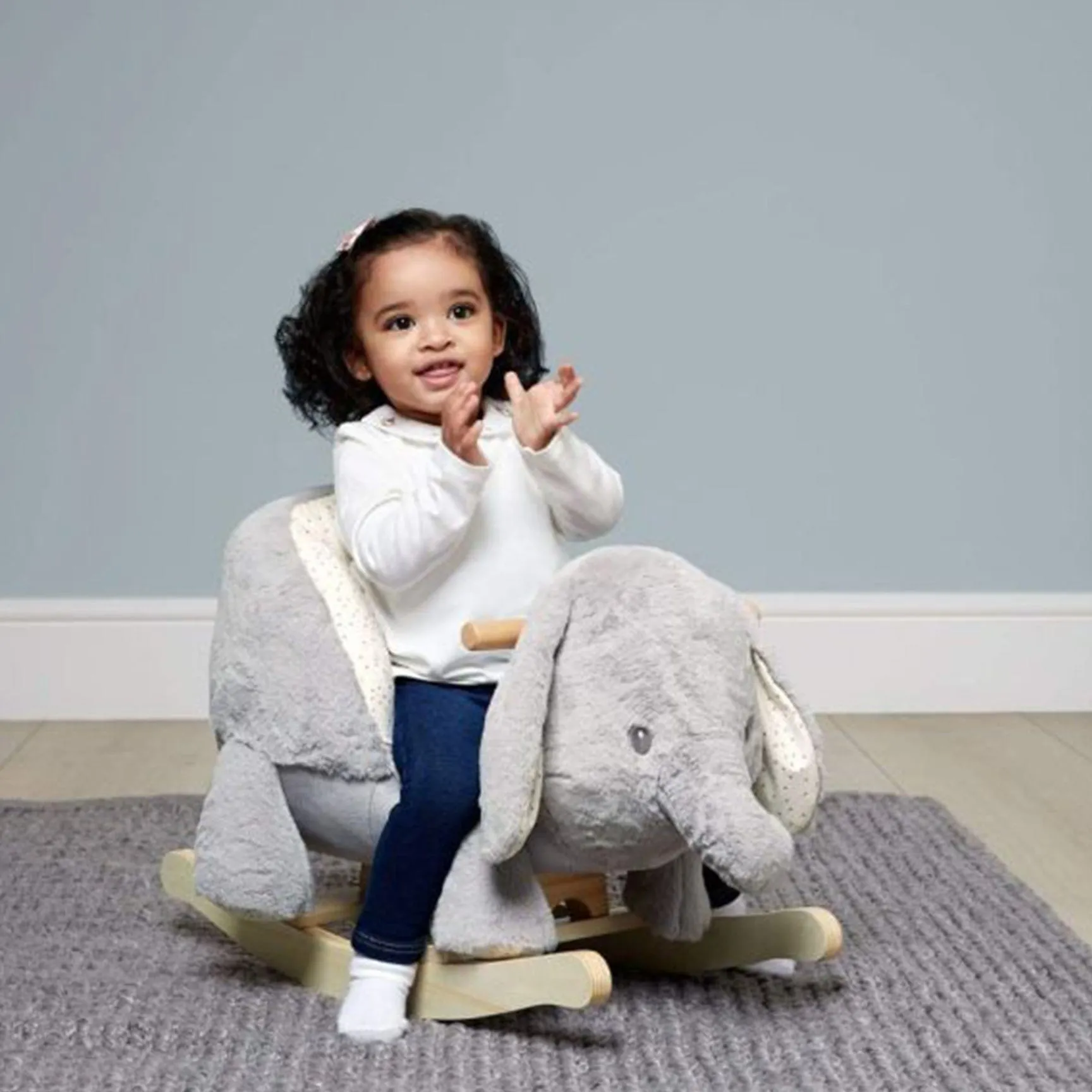 Mamas and Papas Rocking Animal in Ellery Elephant