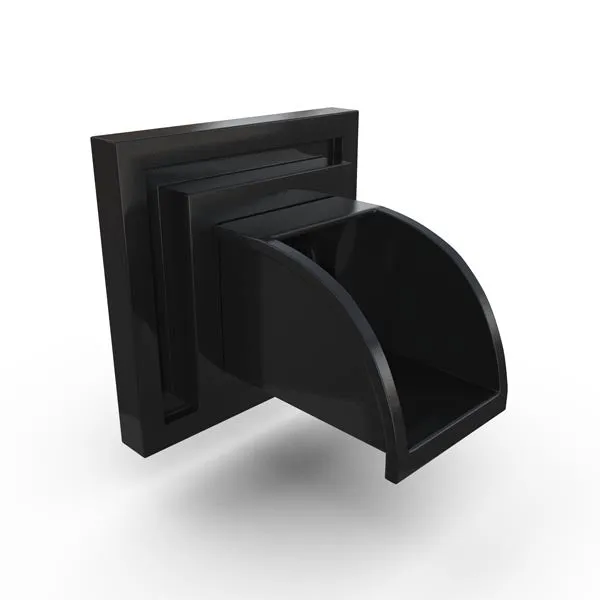 Mantova Black Wall Scupper