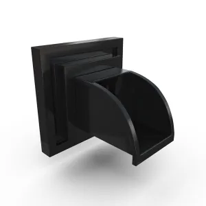 Mantova Black Wall Scupper