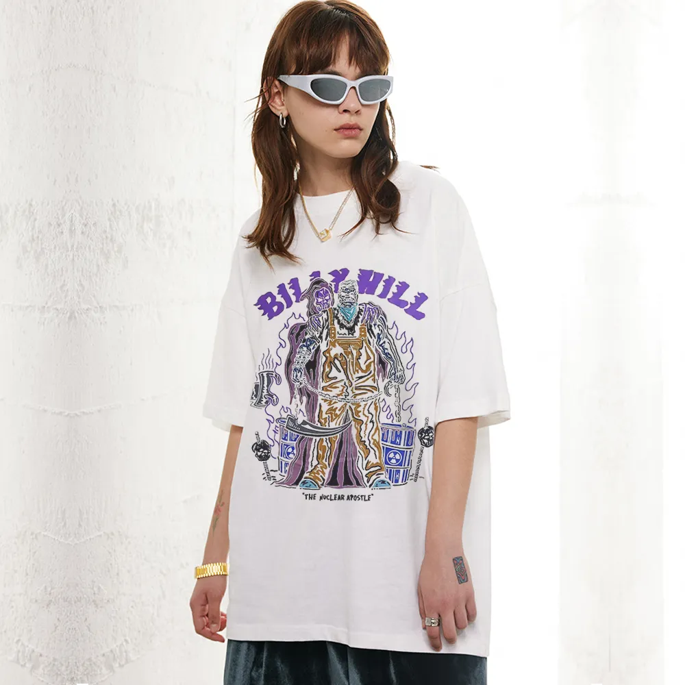 Men's Retro Cartoon Pattern T-shirt