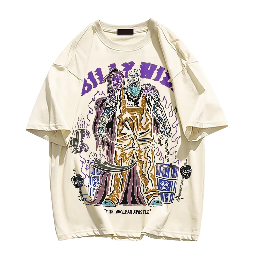 Men's Retro Cartoon Pattern T-shirt