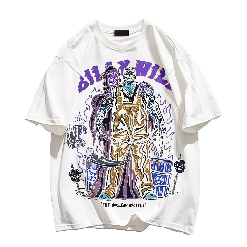 Men's Retro Cartoon Pattern T-shirt