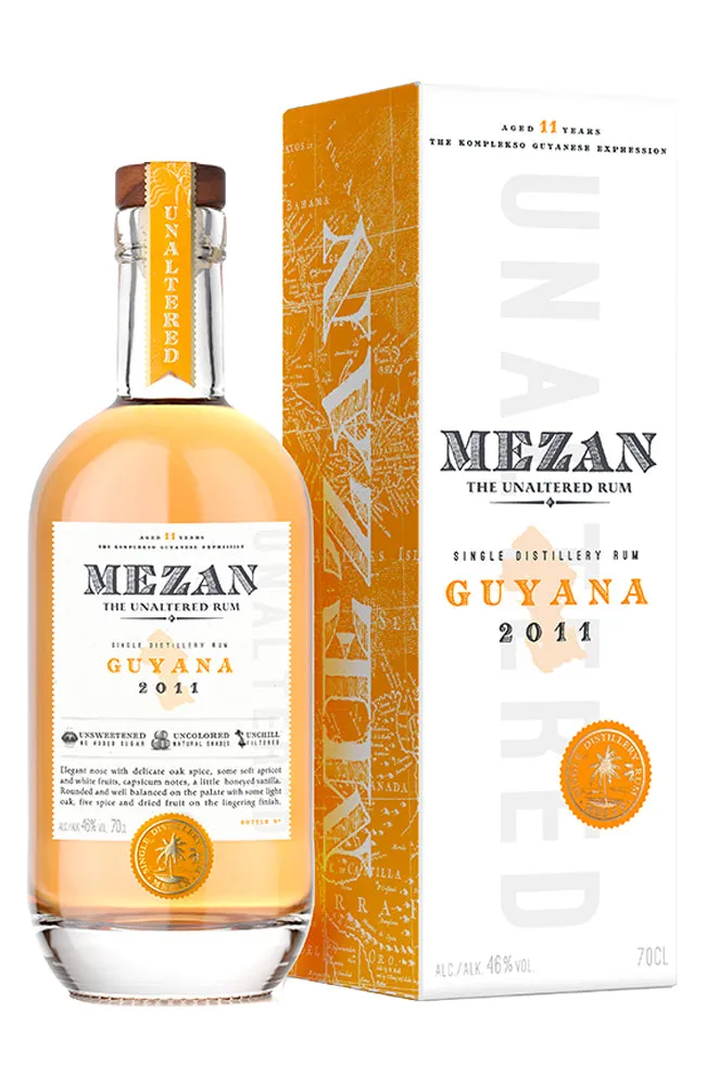 MEZAN Guyana 2011 Vintage Single Distillery Rum (Gift Boxed)