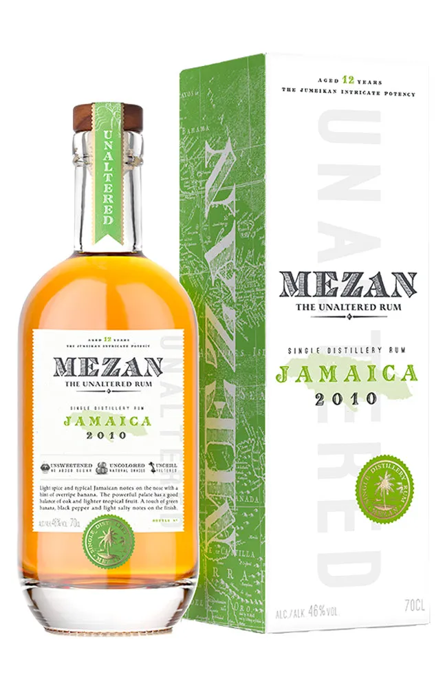 MEZAN Jamaica 2010 Vintage Single Distillery Rum (Gift Boxed)