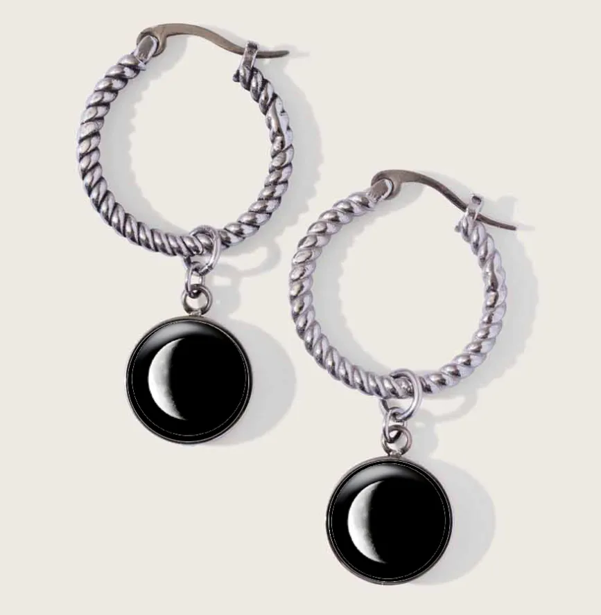 MG0140-Hoop Earrings : Dangle